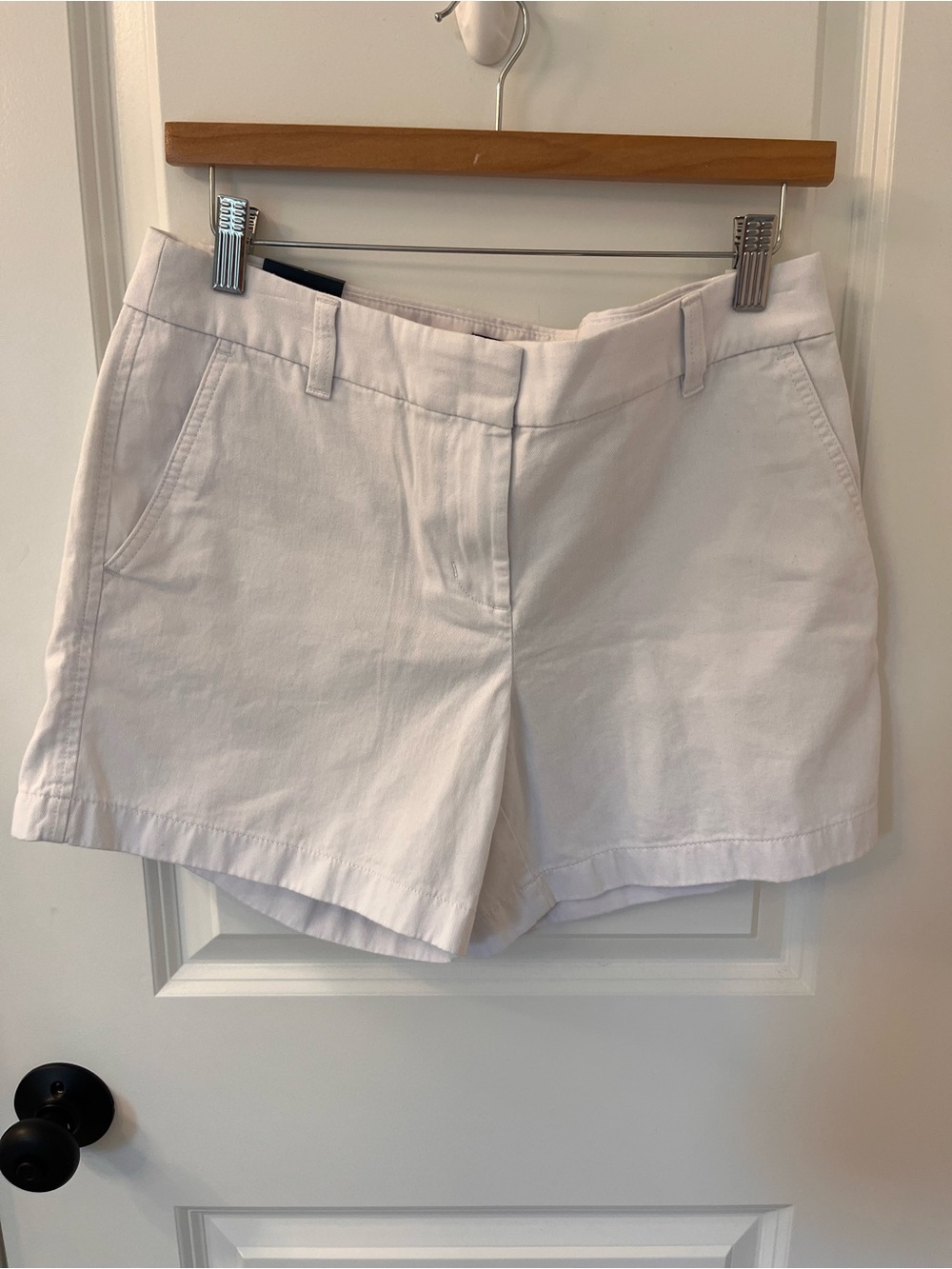 J. Crew White Women's Cotton Bermuda Shorts NWT